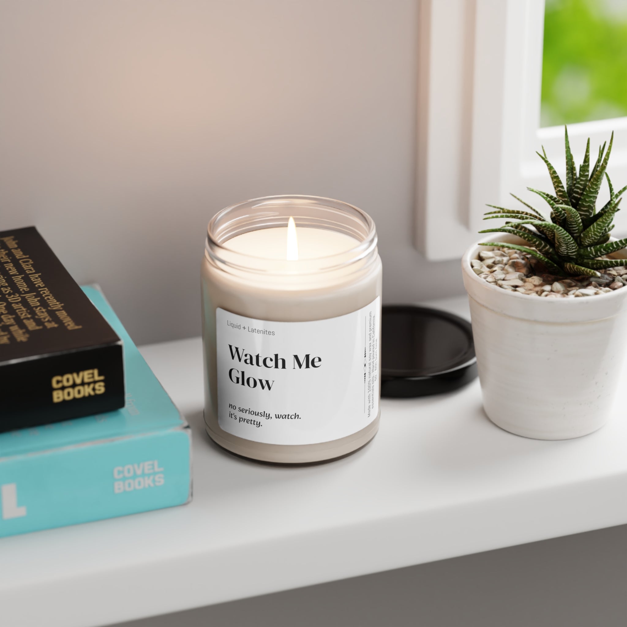 Watch Me Glow Scented Soy Candle, 9oz
