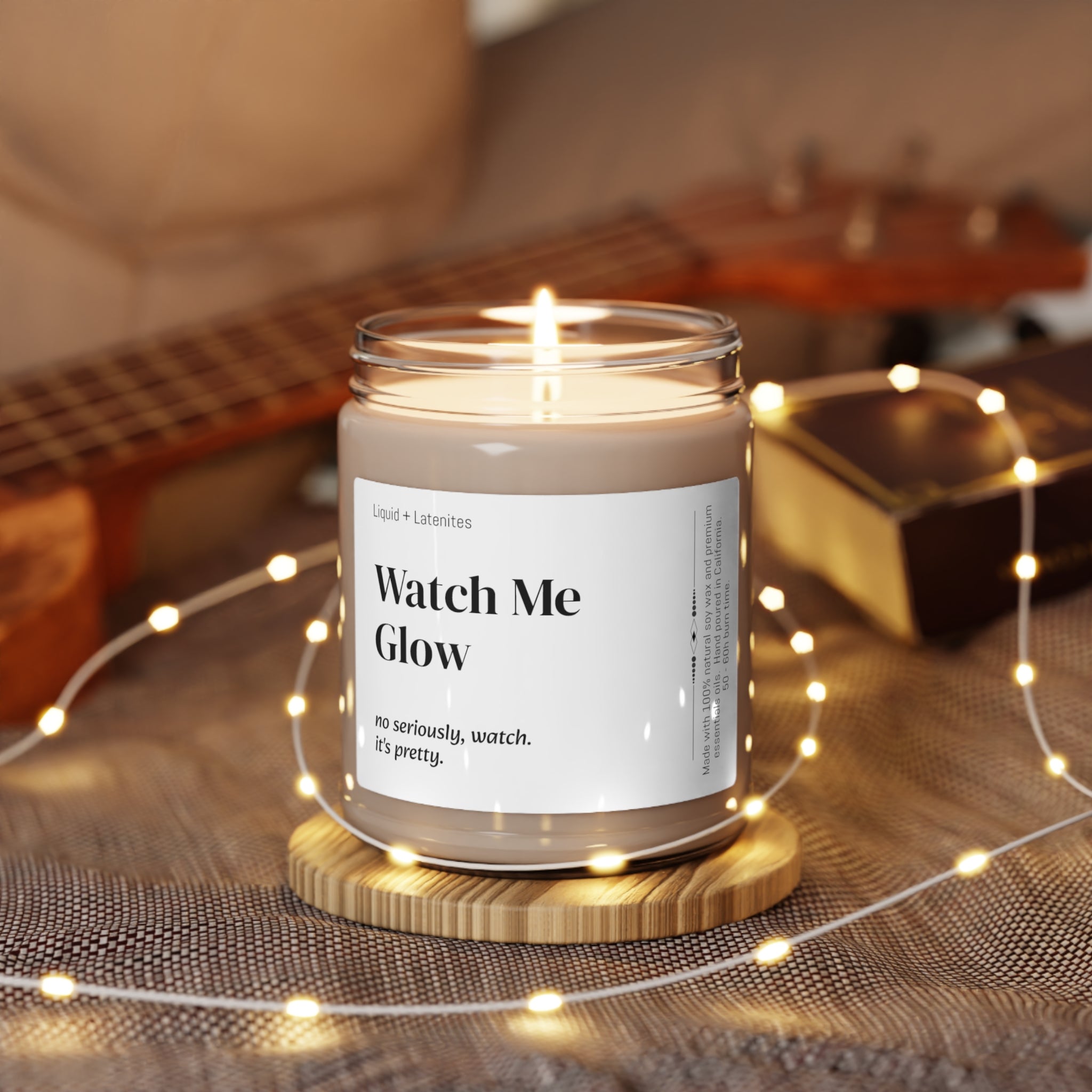Watch Me Glow Scented Soy Candle, 9oz