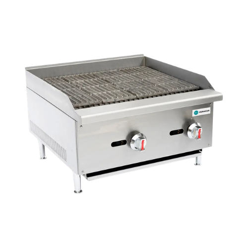 Hurakan 24"Gas Charbroiler, Heavy Duty - HKN-CBG24H