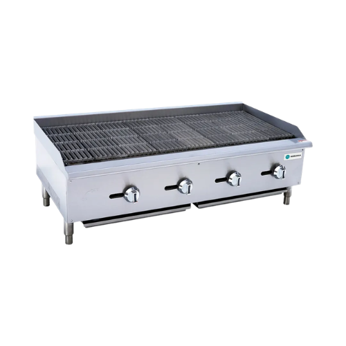 Hurakan 48'' Gas Charbroiler, Heavy Duty - HKN-CBG48H