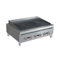 Hurakan 36'' Gas Charbroiler, Lava Rock - HKN-GLB36LA