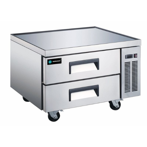 Hurakan 36'' 2 Drawer Refrigerated Chef Base - HKN-CB36R1S