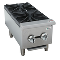 Hurakan 12'' Gas Hot Plate 2 Burner - HKN-XRCG12-2A
