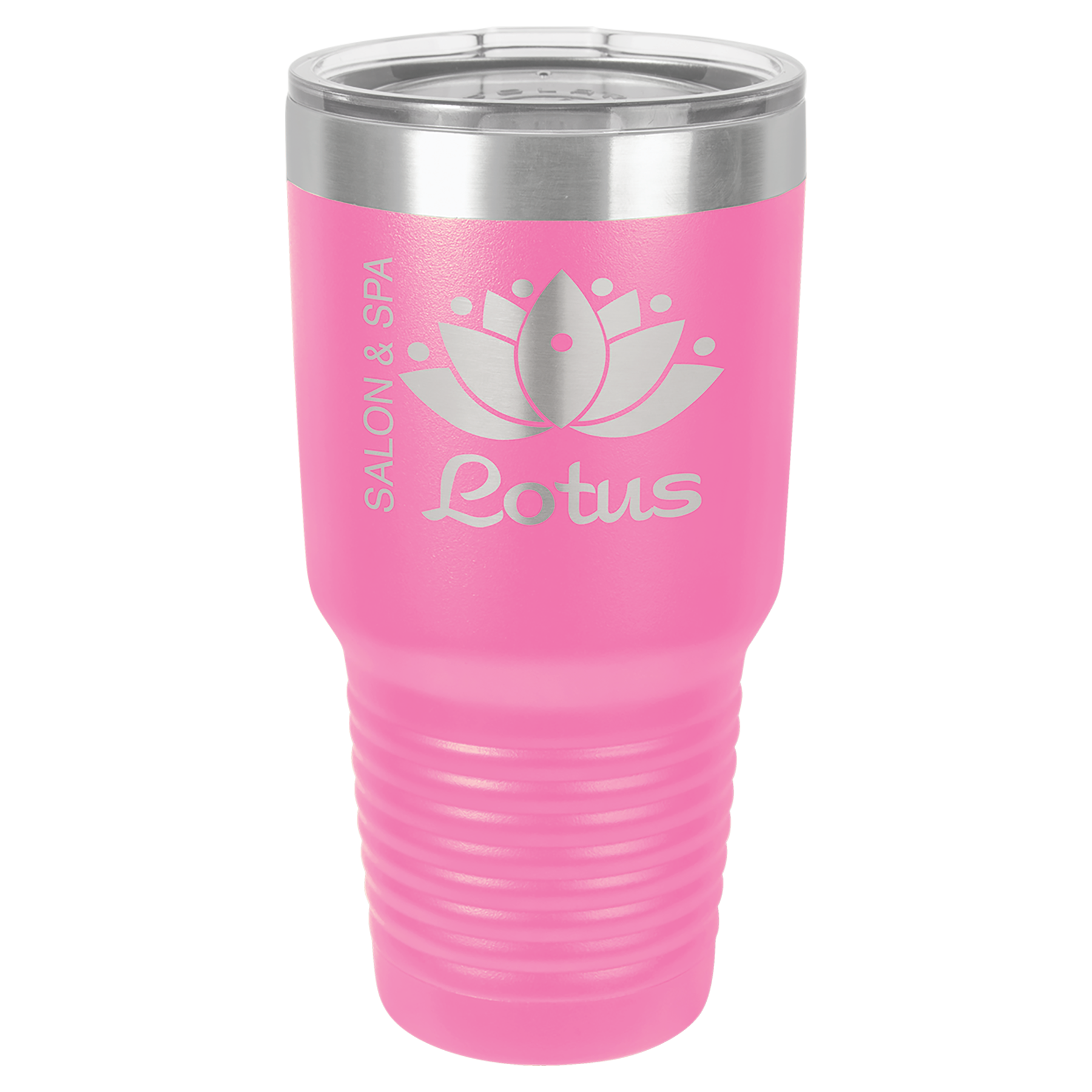 Polar Camel 30 oz. Vacuum Insulated Ringneck Tumbler with Clear Lid - Personalized
