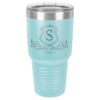 Polar Camel 30 oz. Vacuum Insulated Ringneck Tumbler with Clear Lid - Personalized