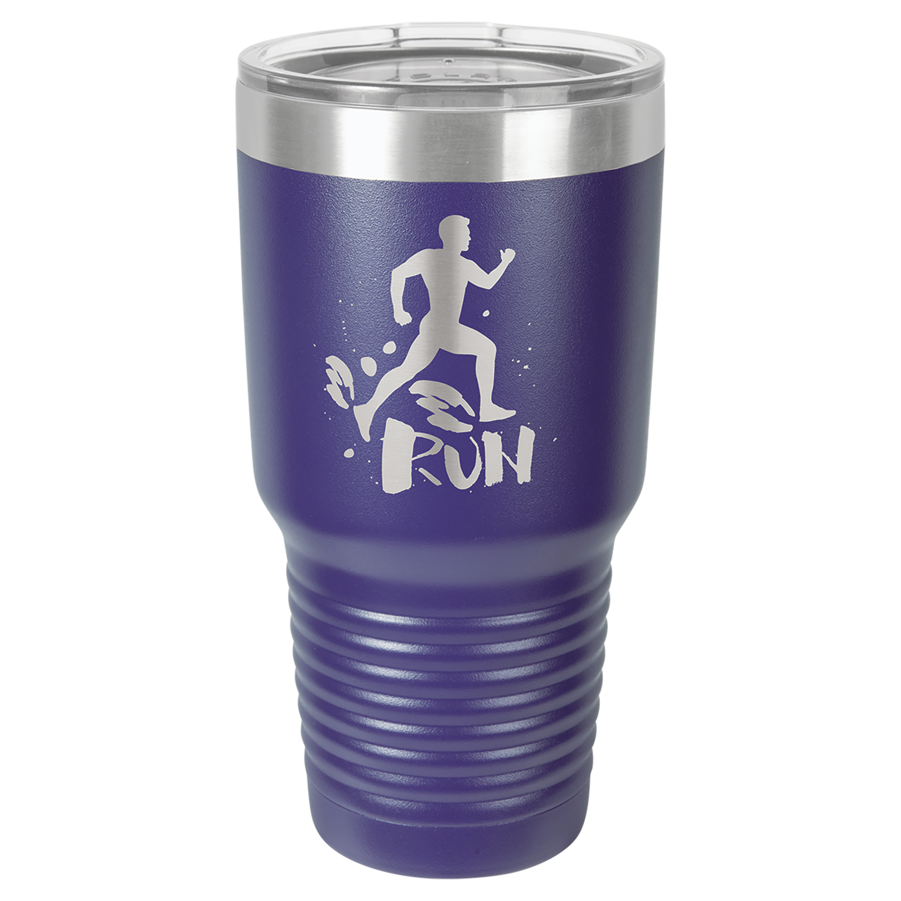 Polar Camel 30 oz. Vacuum Insulated Ringneck Tumbler with Clear Lid - Personalized