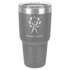 Polar Camel 30 oz. Vacuum Insulated Ringneck Tumbler with Clear Lid - Personalized