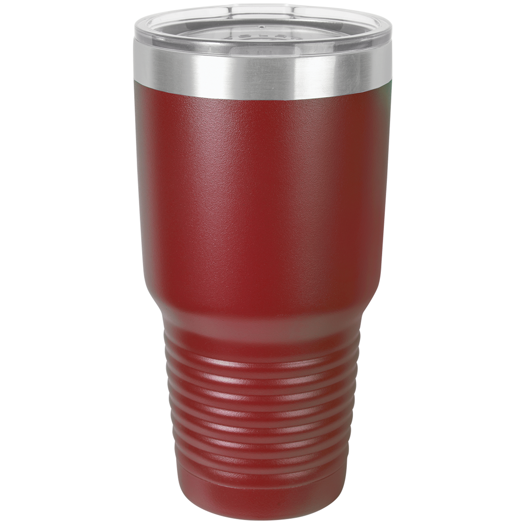 Personalized 30 oz. Black Vacuum Insulated Ringneck Tumbler with Clear Lid