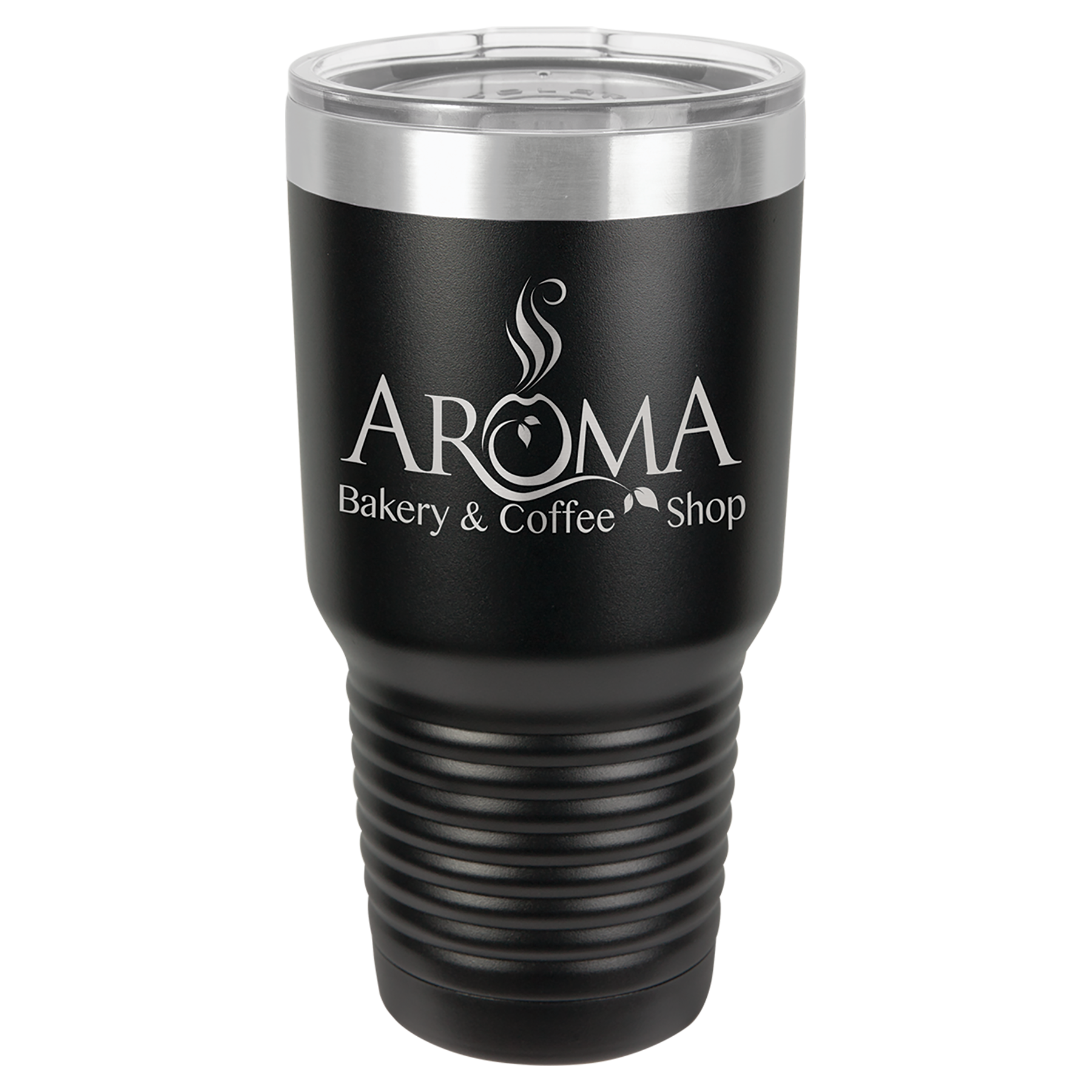 Polar Camel 30 oz. Vacuum Insulated Ringneck Tumbler with Clear Lid - Personalized