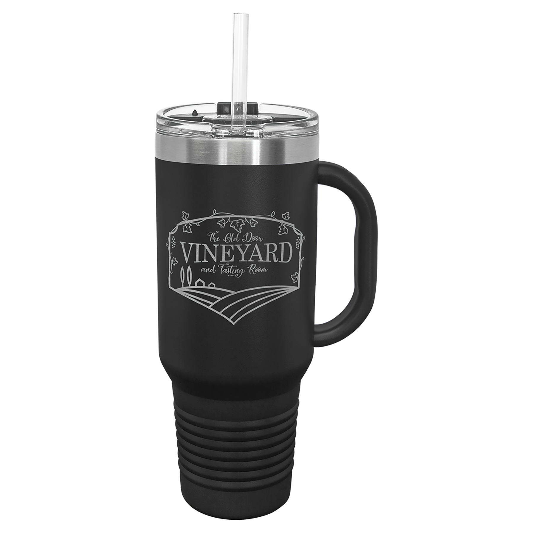 Polar Camel™ 40 oz. Travel Mug with Handle, Straw Included - Personalized