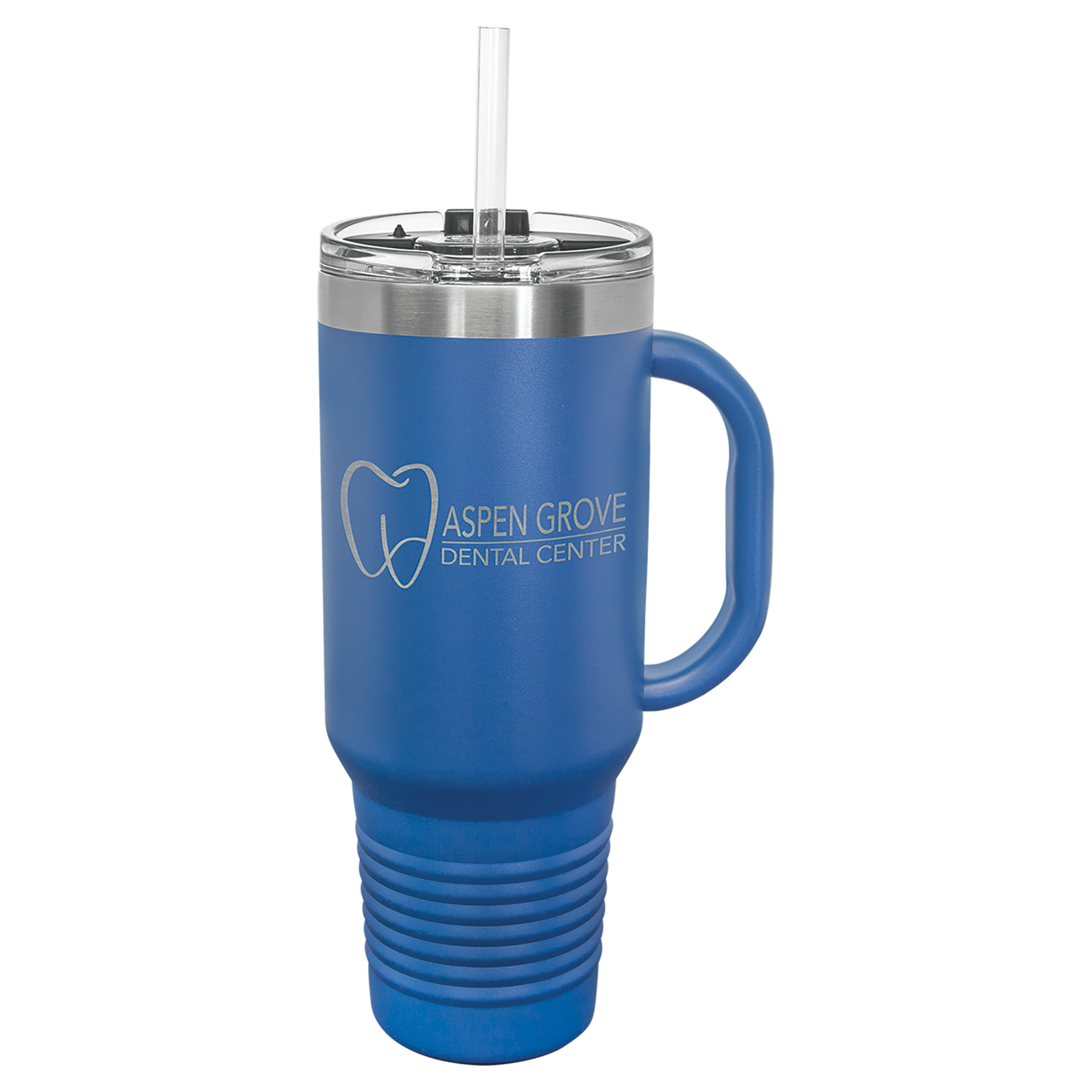 Polar Camel™ 40 oz. Travel Mug with Handle, Straw Included - Personalized