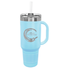 Polar Camel™ 40 oz. Travel Mug with Handle, Straw Included - Personalized