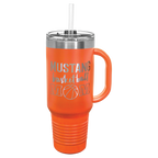 Polar Camel™ 40 oz. Travel Mug with Handle, Straw Included - Personalized